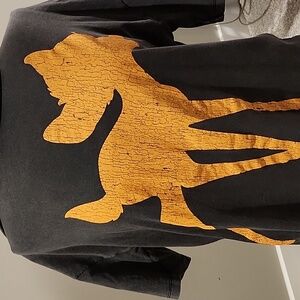 Zara Bambi Graphic women's gray super soft tee vintage look S